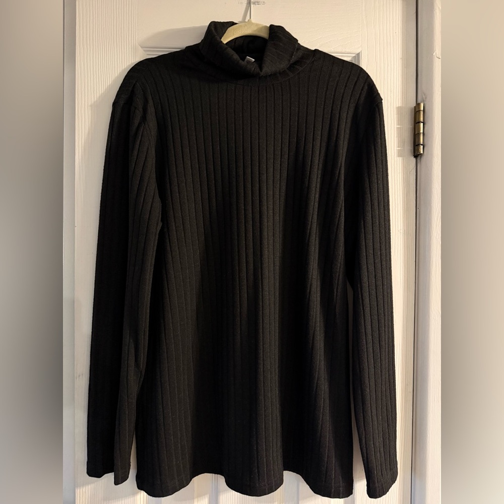 Men’s Black Turtleneck